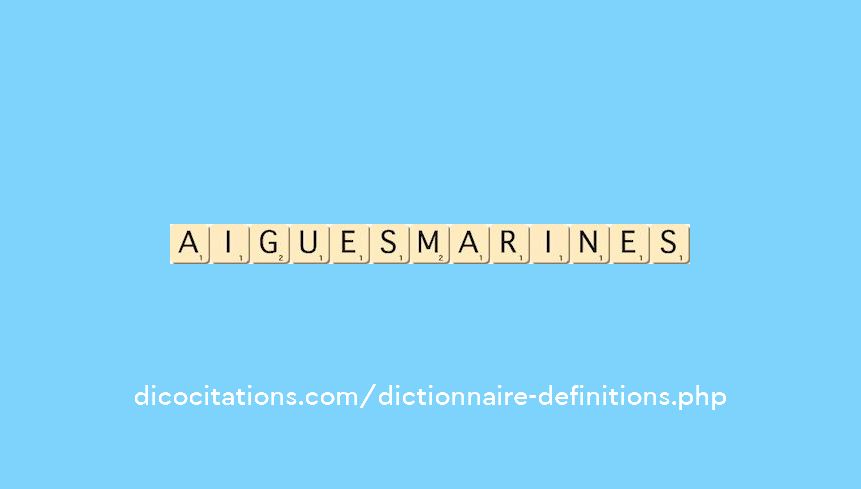 aigues-marines aigues-marines