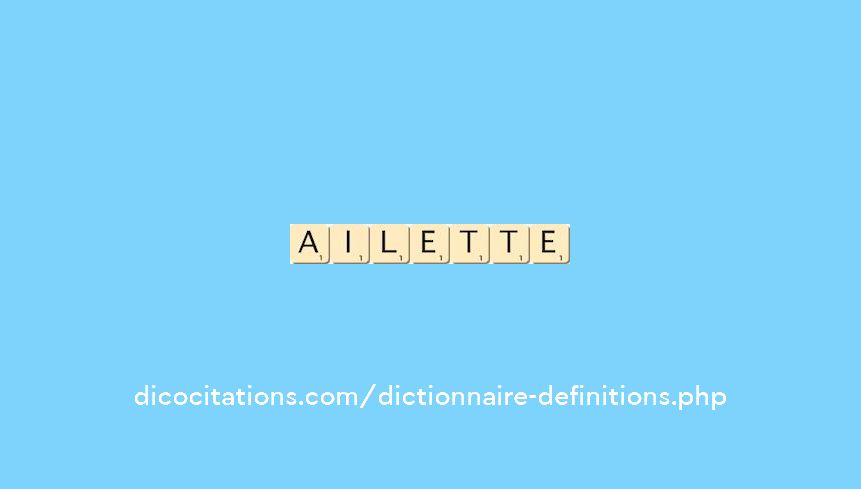 ailette ailette
