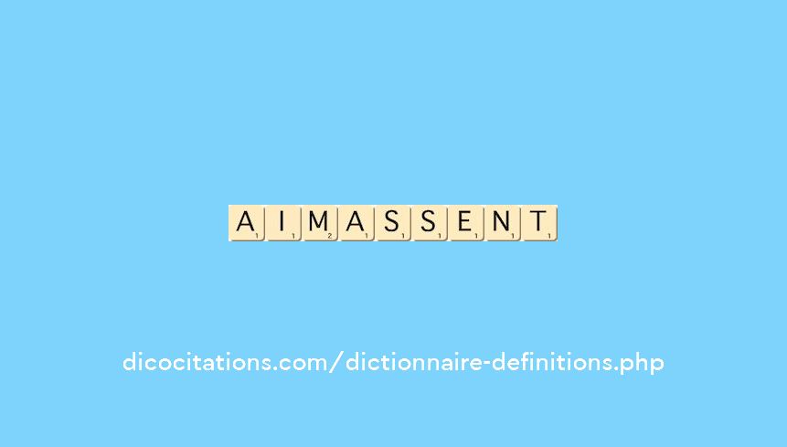 aimassent aimassent