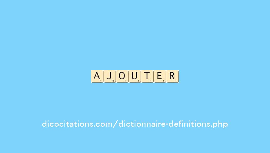 ajouter