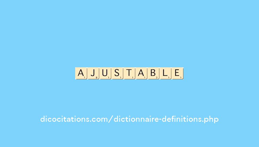 ajustable ajustable