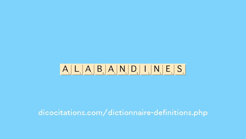 alabandines alabandines