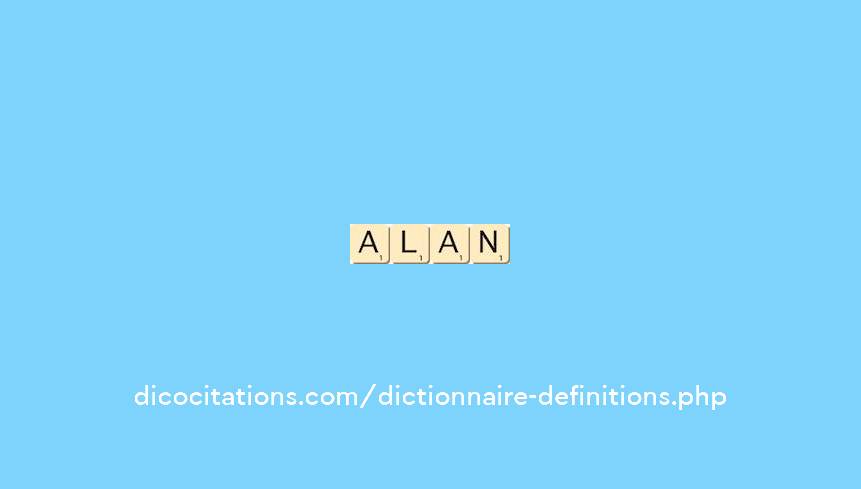 alan alan