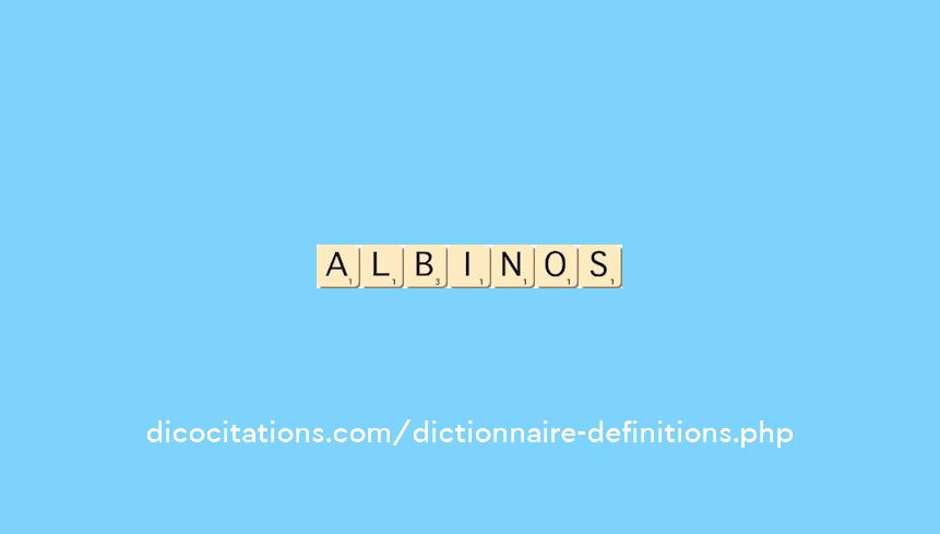 albinos