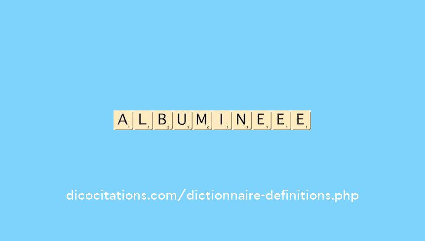 albumine--ee