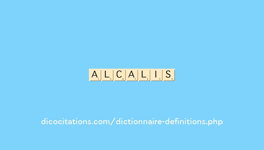 alcalis alcalis