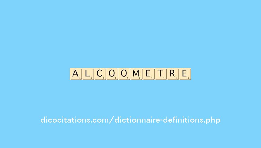 alcoometre alcoometre