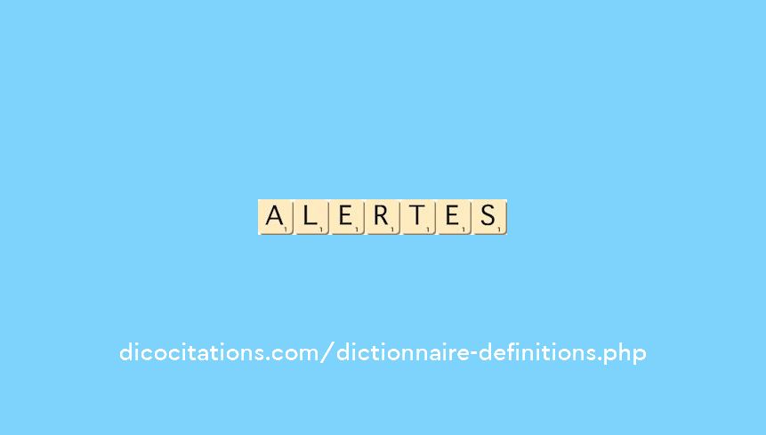 alertes alertes