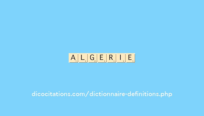 algerie algerie