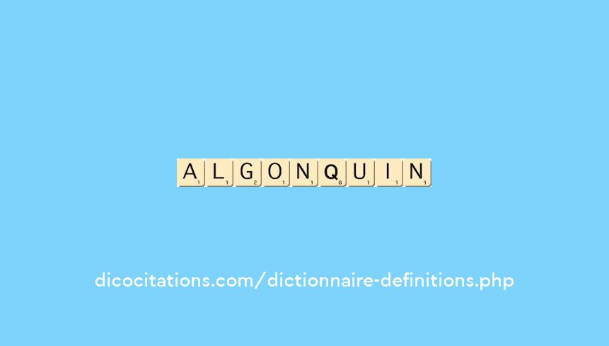 algonquin algonquin