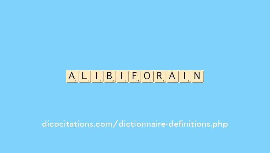 alibiforain