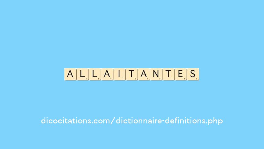 allaitantes allaitantes