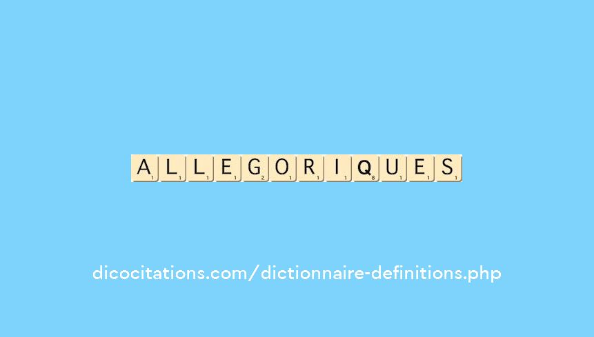 allegoriques allegoriques