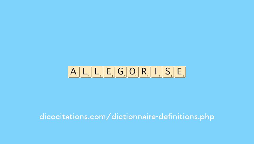 allegorise allegorise