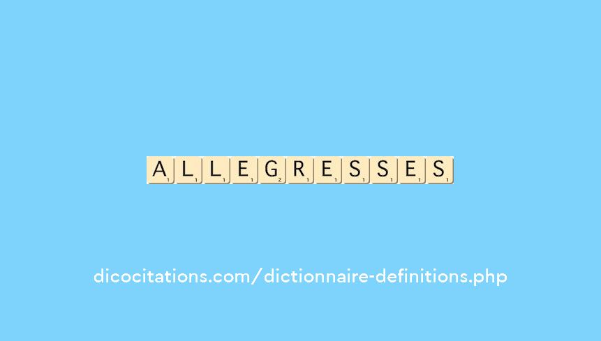 allegresses
