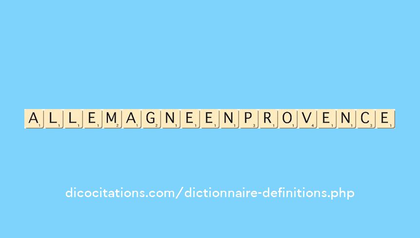 allemagne-en-provence