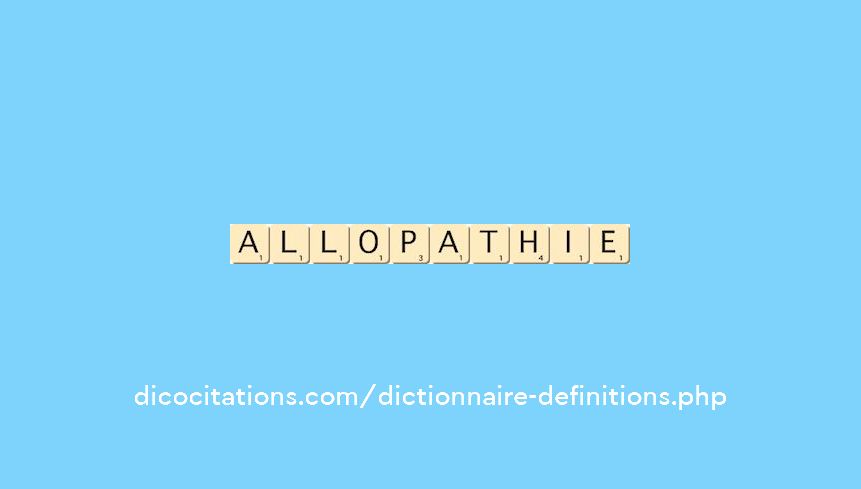 allopathie allopathie