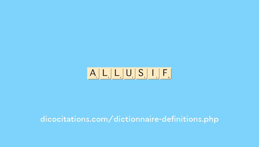 allusif allusif