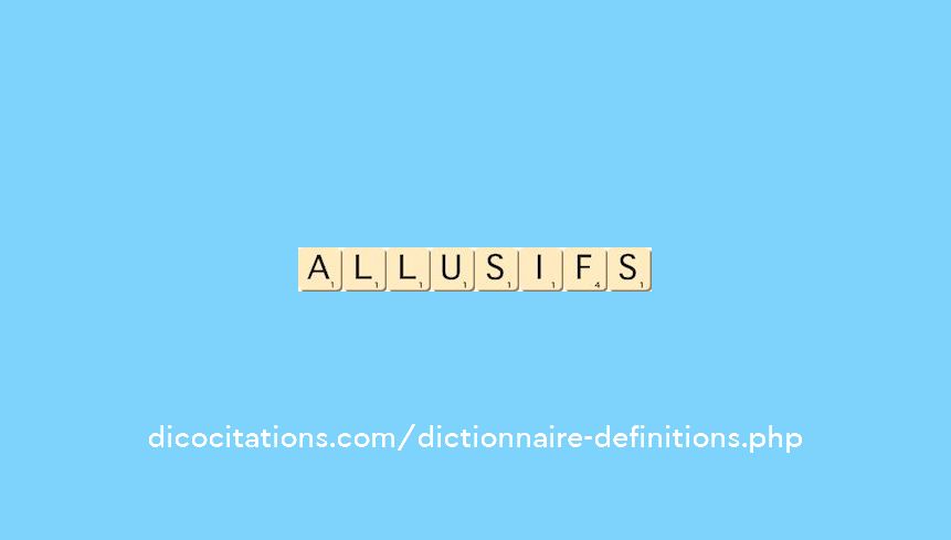 allusifs allusifs