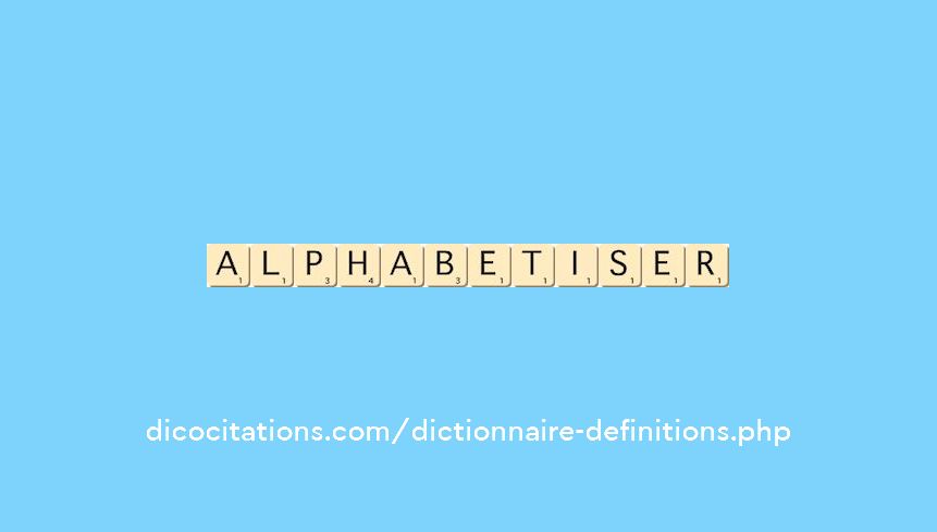 alphabetiser alphabetiser