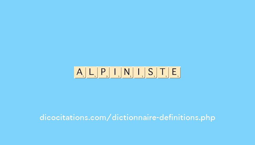 alpiniste