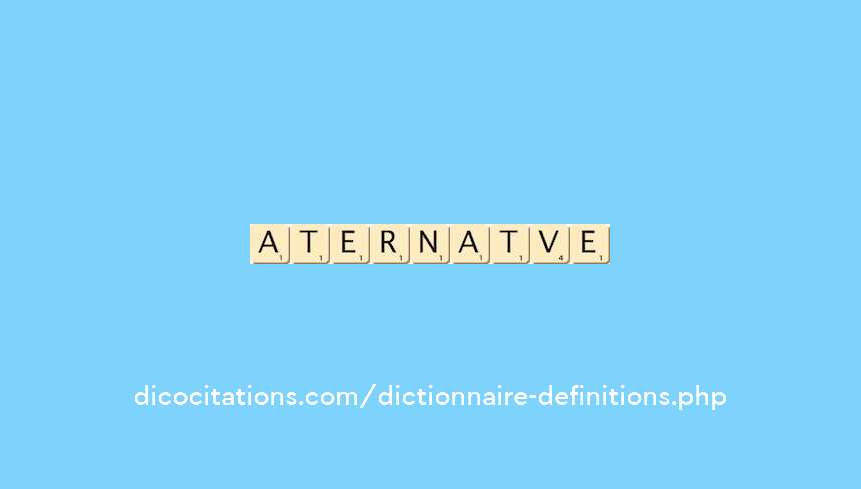 alternative