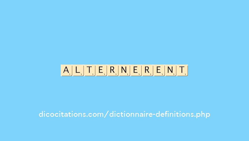 alternerent alternerent