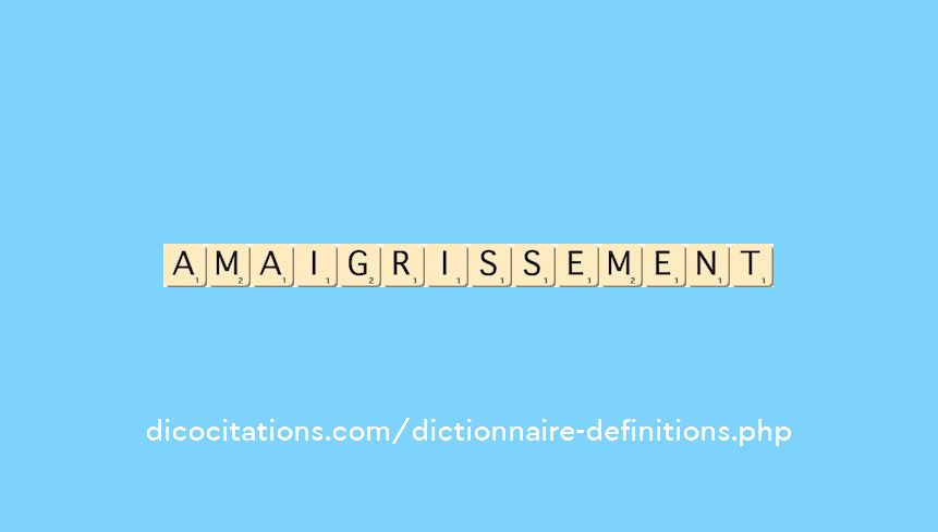 amaigrissement
