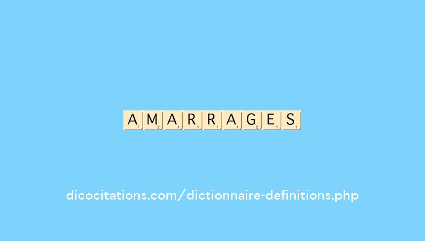 amarrages amarrages