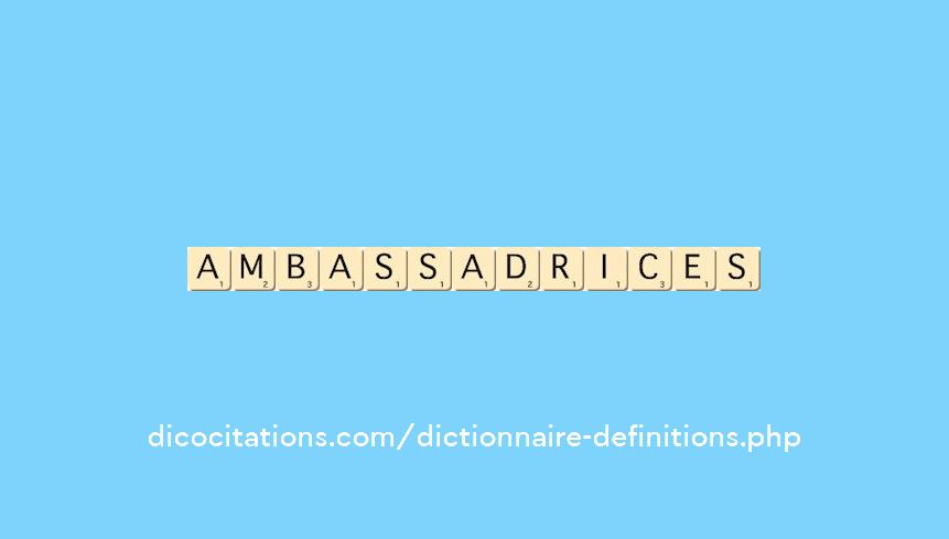 ambassadrices ambassadrices
