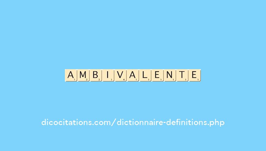 ambivalente ambivalente