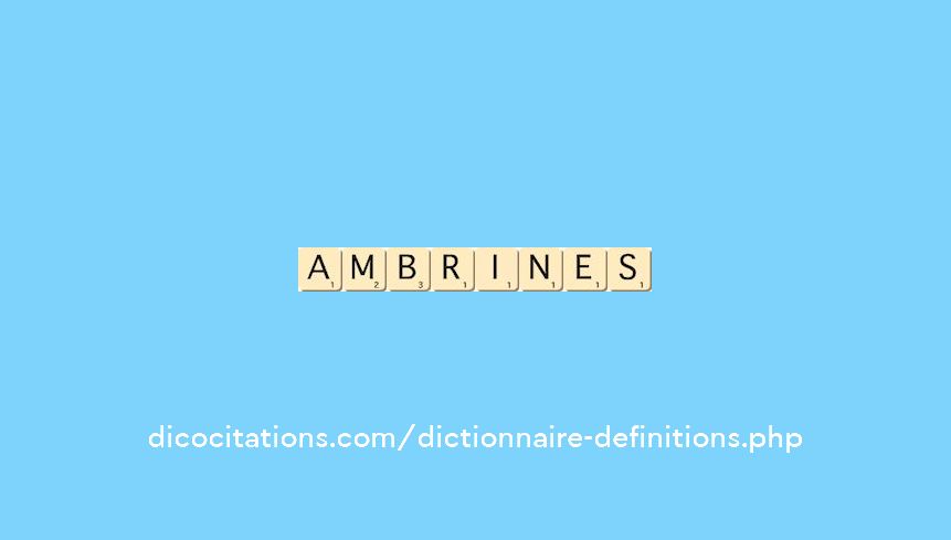 ambrines