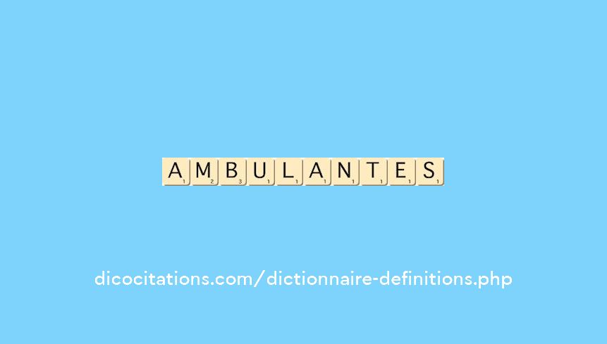 ambulantes ambulantes
