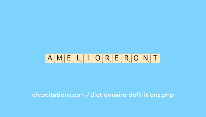 amelioreront amelioreront