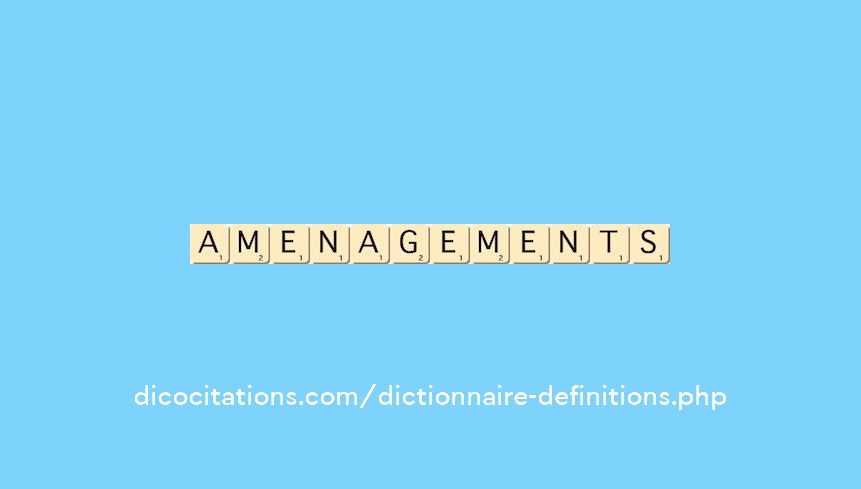 amenagements amenagements