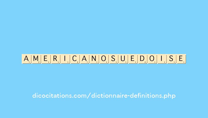 americano-suedoise