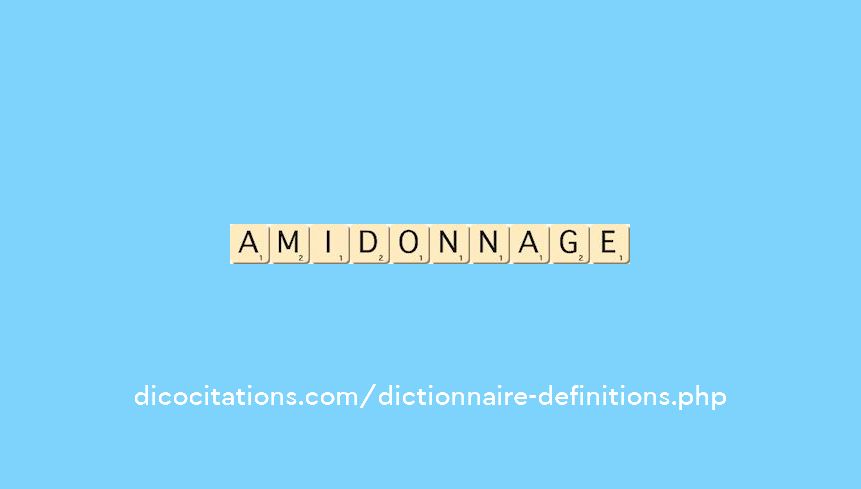 amidonnage