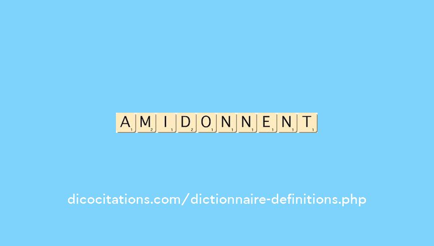 amidonnent amidonnent