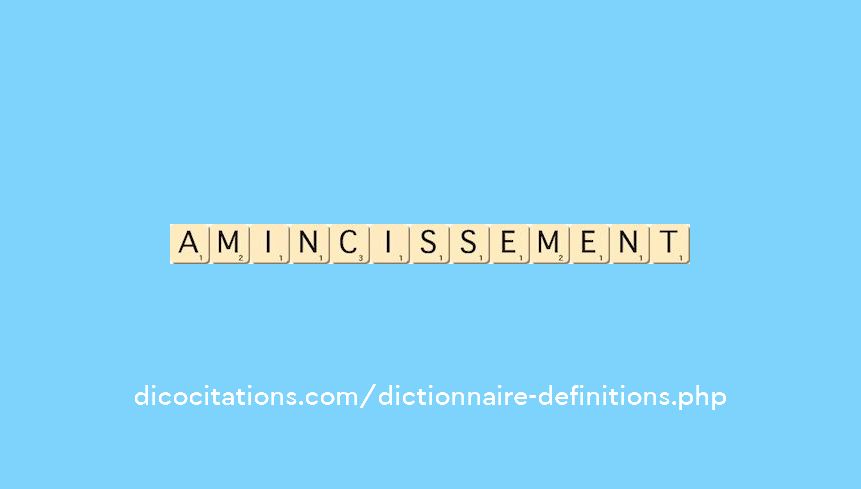 amincissement amincissement