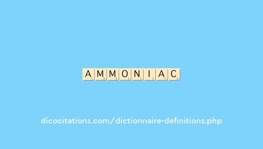 ammoniac ammoniac