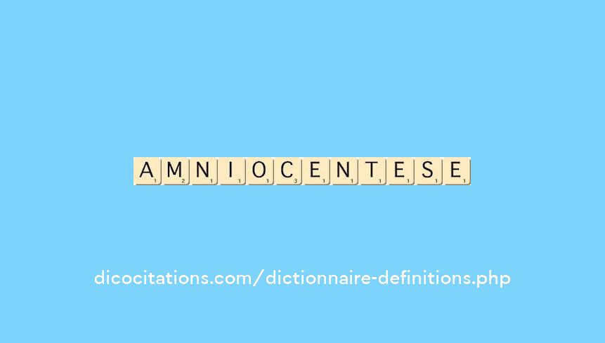 amniocentese amniocentese