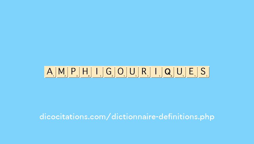 amphigouriques amphigouriques