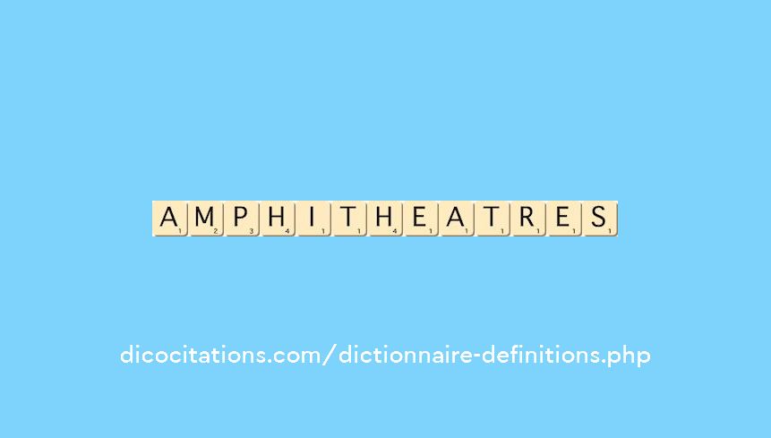 amphitheatres amphitheatres