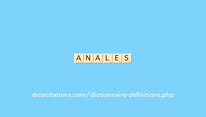 anales anales