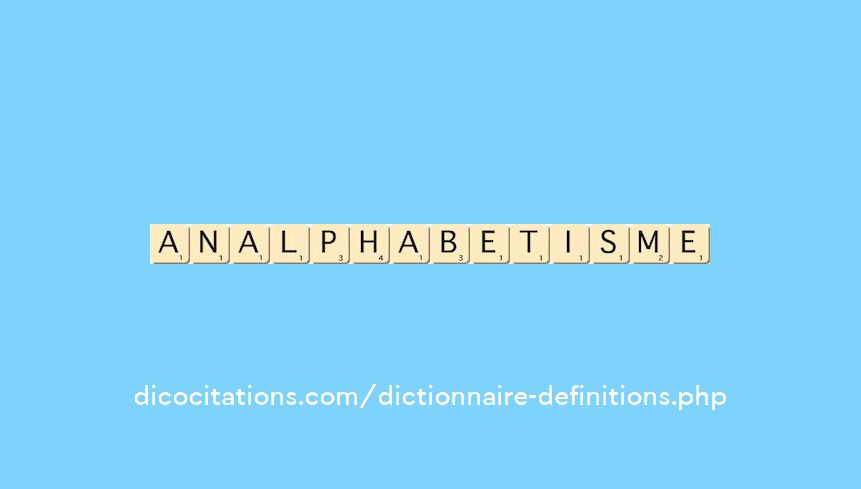 analphabetisme analphabetisme