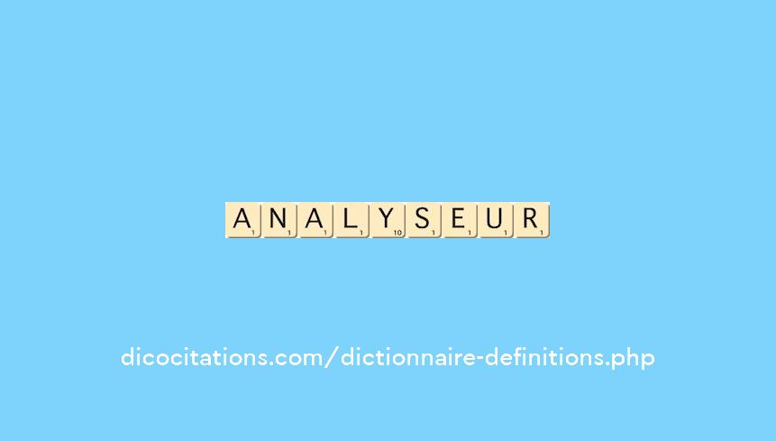 analyseur analyseur