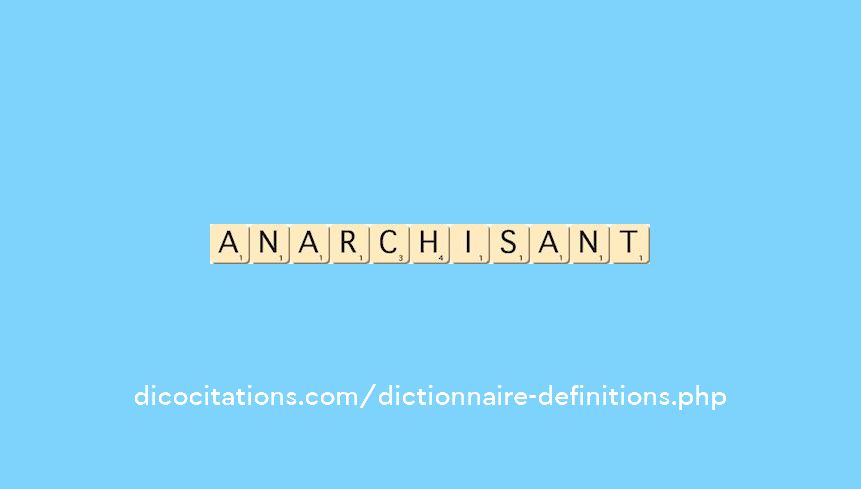 anarchisant anarchisant