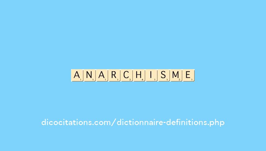 anarchisme anarchisme