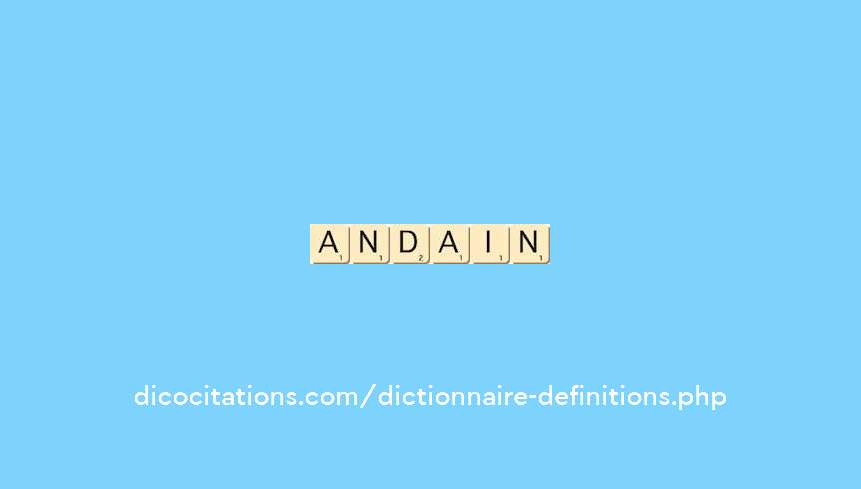 andain andain