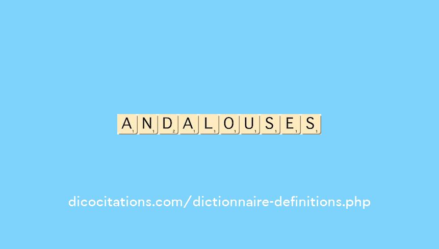 andalouses andalouses